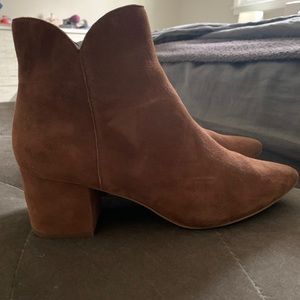 Cole Haan suede booties